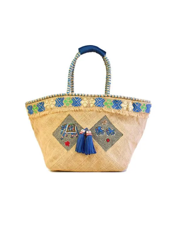 KIPLING BASKET-LARGE - jute milk